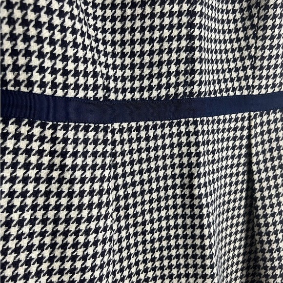DRAPER JAMES Houndstooth Sleeveless Dress in Black / White Size 10 NWT - Picture 7 of 9